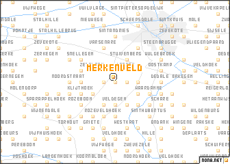 map of Merkenveld