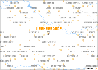 map of Merkersdorf