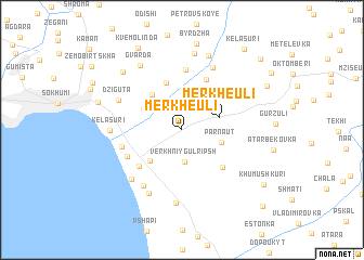 map of Merkheuli