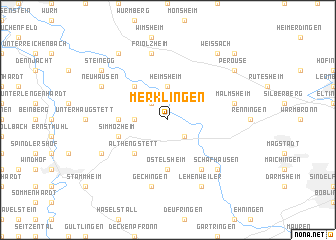 map of Merklingen