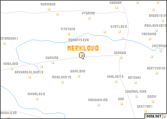 map of Merklovo