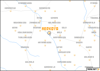 map of Merkoya