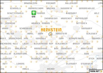 map of Merkstein