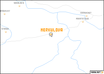 map of Merkulova