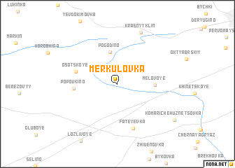 map of Merkulovka
