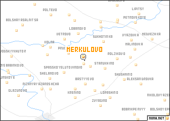 map of Merkulovo