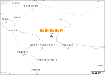 map of Merkusheva