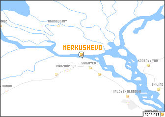 map of Merkushevo