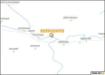 map of Merkushino