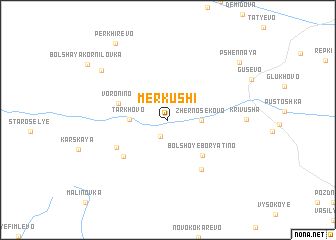 map of Merkushi