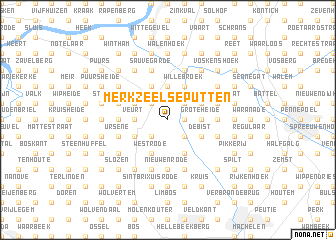 map of Merkzeelse Putten