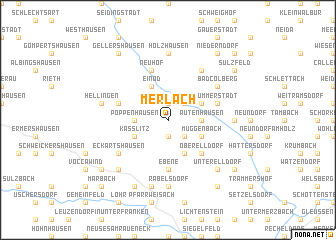 map of Merlach