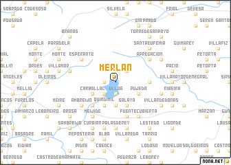 map of Merlán