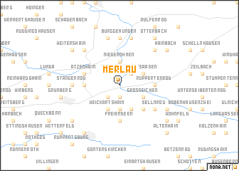 map of Merlau
