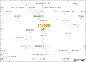 map of Merlava