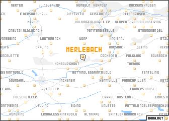 map of Merlebach