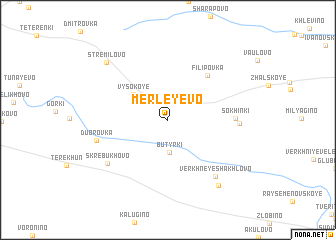 map of Merleyevo