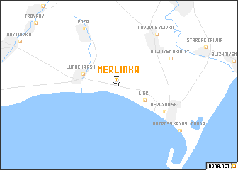 map of Merlinka