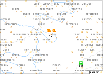 map of Merl