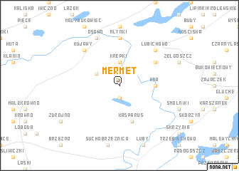 map of Mermet
