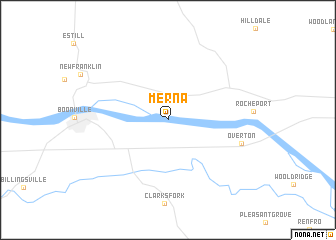 map of Merna