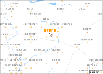 map of Mernel