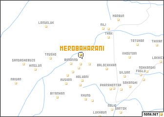 map of Mero Baharani