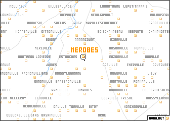 map of Mérobes
