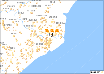 map of Merobo