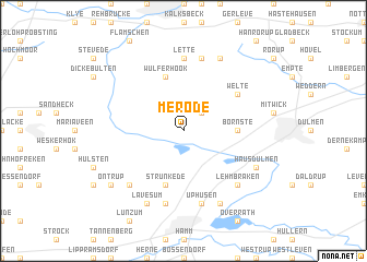 map of Merode