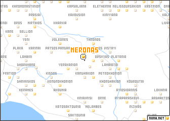 map of Méronas