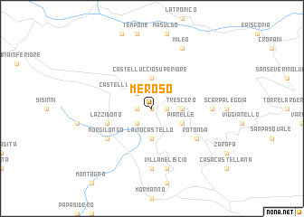 map of Meroso