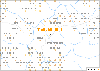 map of Merosuwana