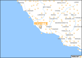 map of Mérotte