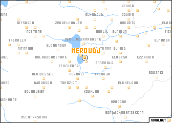 map of Meroudj