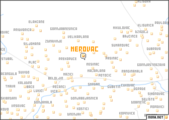 map of Merovac