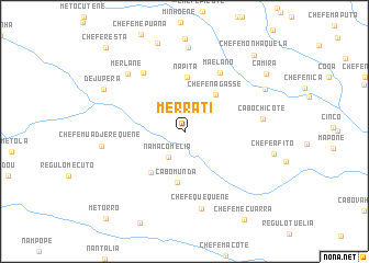 map of Merrati