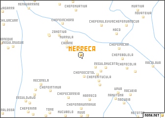 map of Merreca