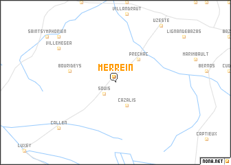 map of Merrein