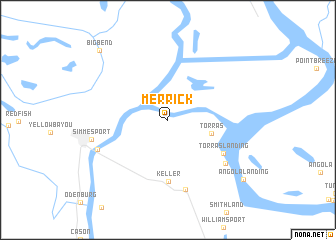 map of Merrick