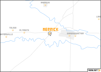 map of Merrick