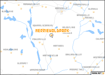 map of Merriewold Park