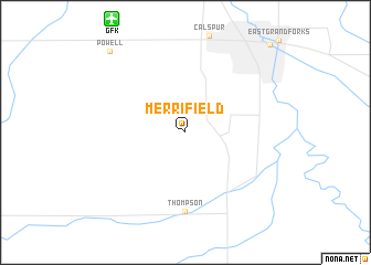 map of Merrifield