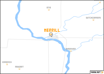map of Merrill