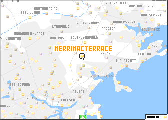 map of Merrimac Terrace