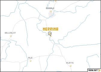 map of Merrima