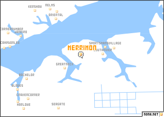 map of Merrimon