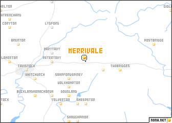 map of Merrivale