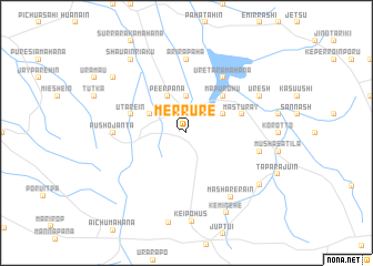 map of Mérrure