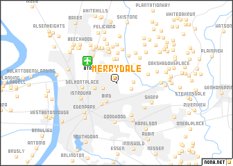 map of Merrydale